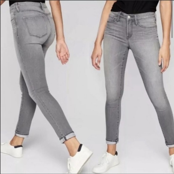Athleta Denim - ATHLETA Sculptek Skinny Jean Gray Crop, Size 4